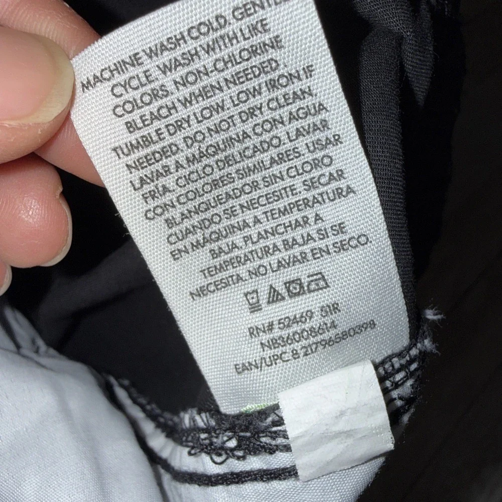 No Boundaries Cargo Pants Straight Fit Mens Sz M (32-34) Black Y2K Style Skater